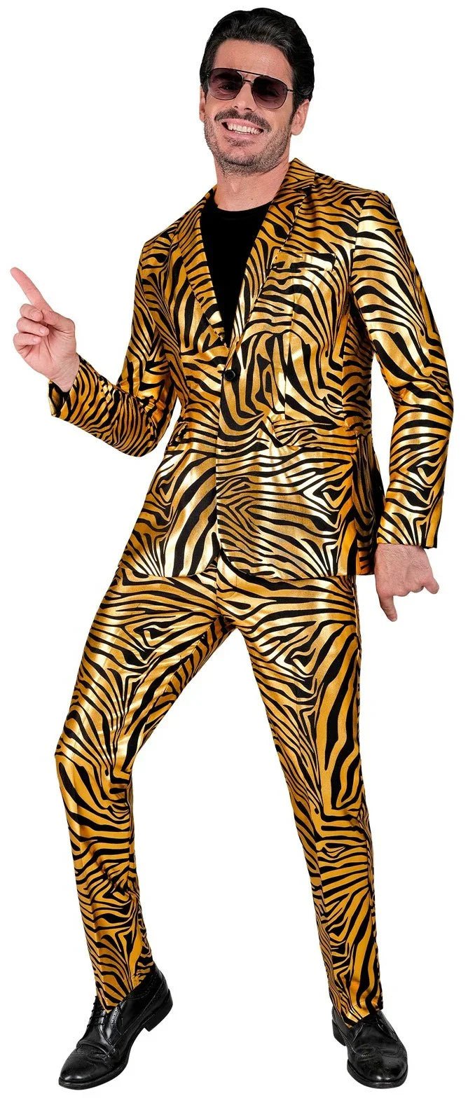 Traje con Estampado de Tigre Dorado para Hombre Trajes Originales Widmann